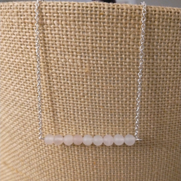 Rose quartz neckalce - Picture 2 of 5